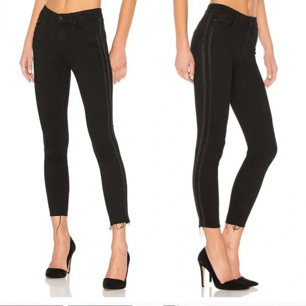 EUC MOTHER High Waist The Looker Ankle Fray, size 24